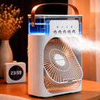 Mini Portable Air Cooler Fan with LED & Mist Modes