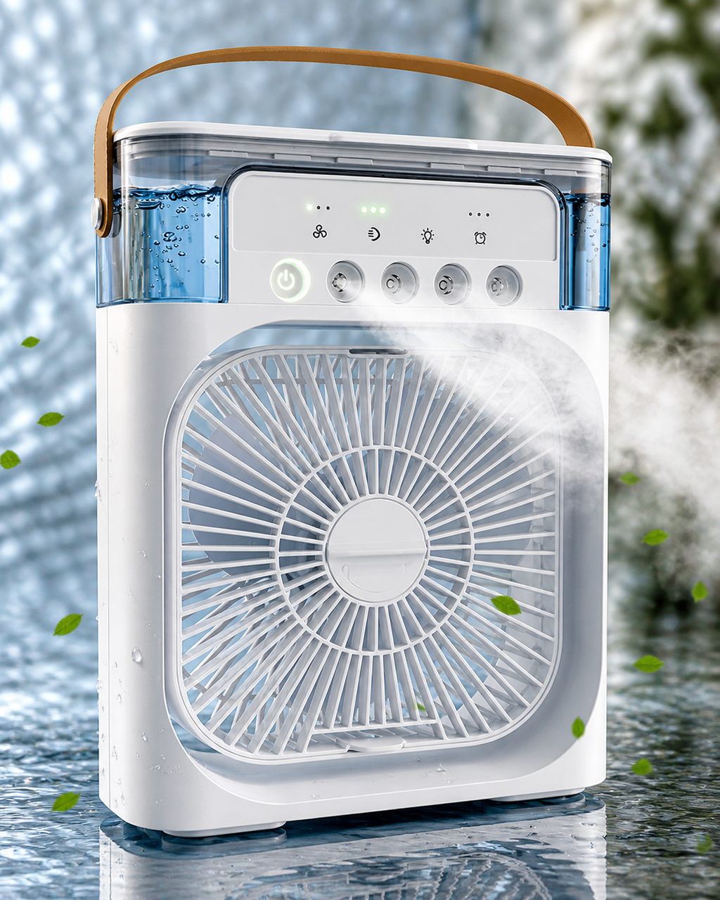 Mini Portable Air Cooler Fan with LED & Mist Modes