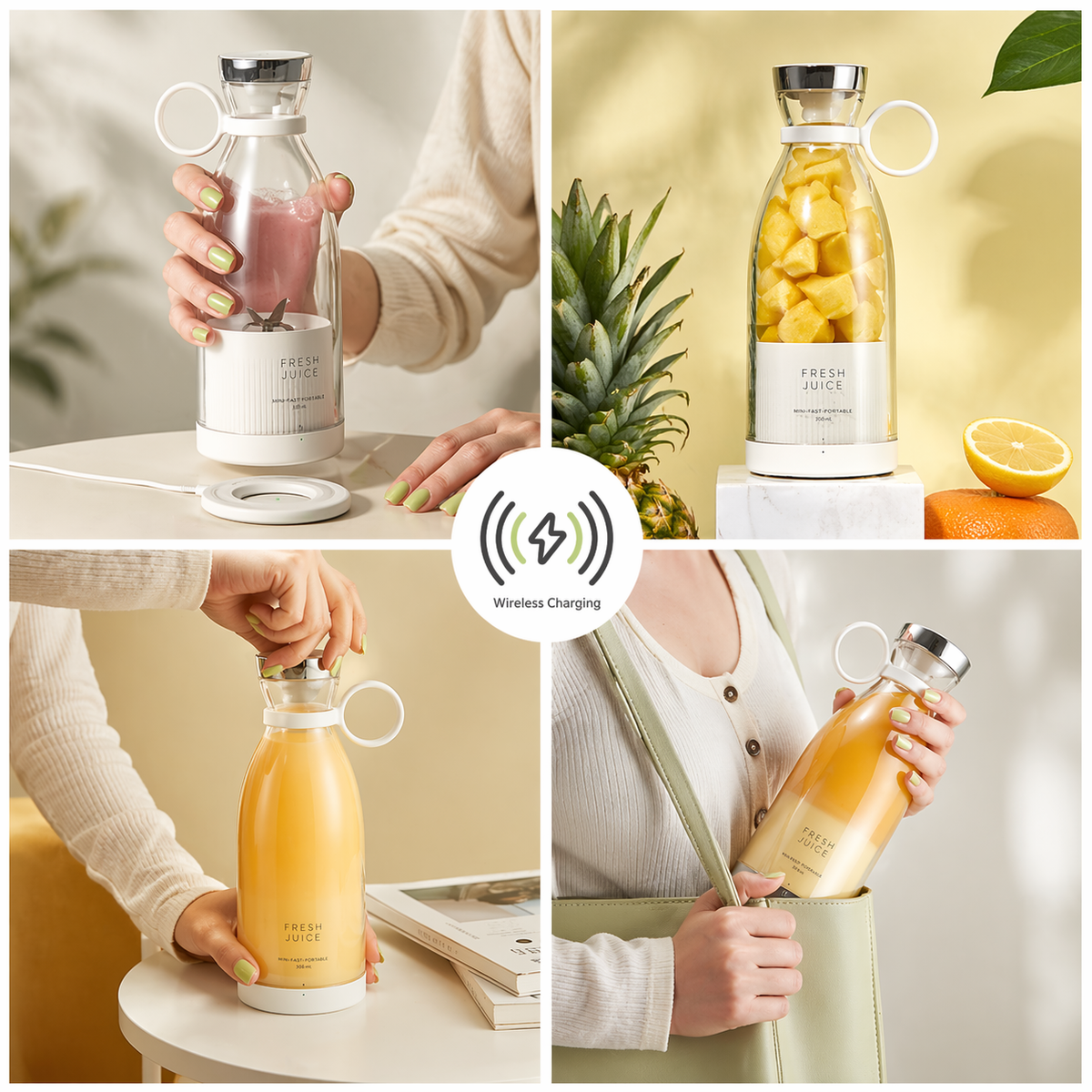 Portable USB Electric Juicer Mixer